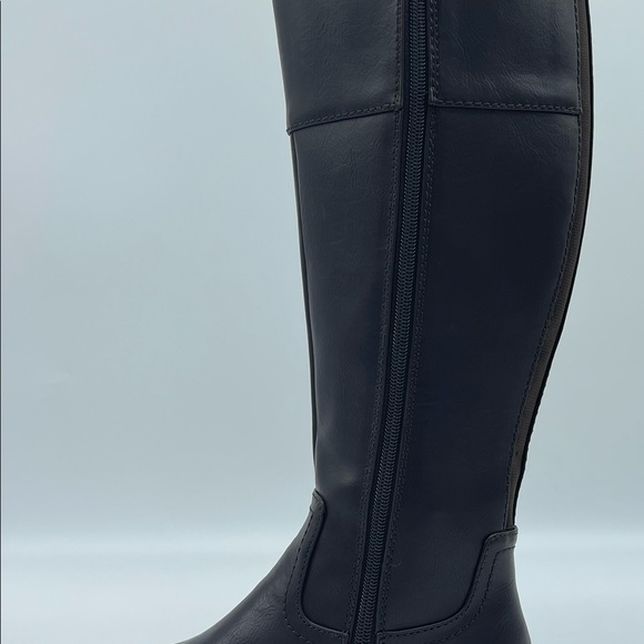 TOMMY HILFIGER Womens Brown Flex Gore Logo Imina Round Toe Riding Boot 6 M - Picture 7 of 10